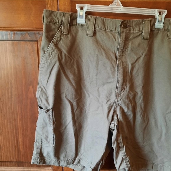 Carhartt Cotton Canvas Work Shorts Original Fit brown B147 LBR size 44 - Picture 5 of 13